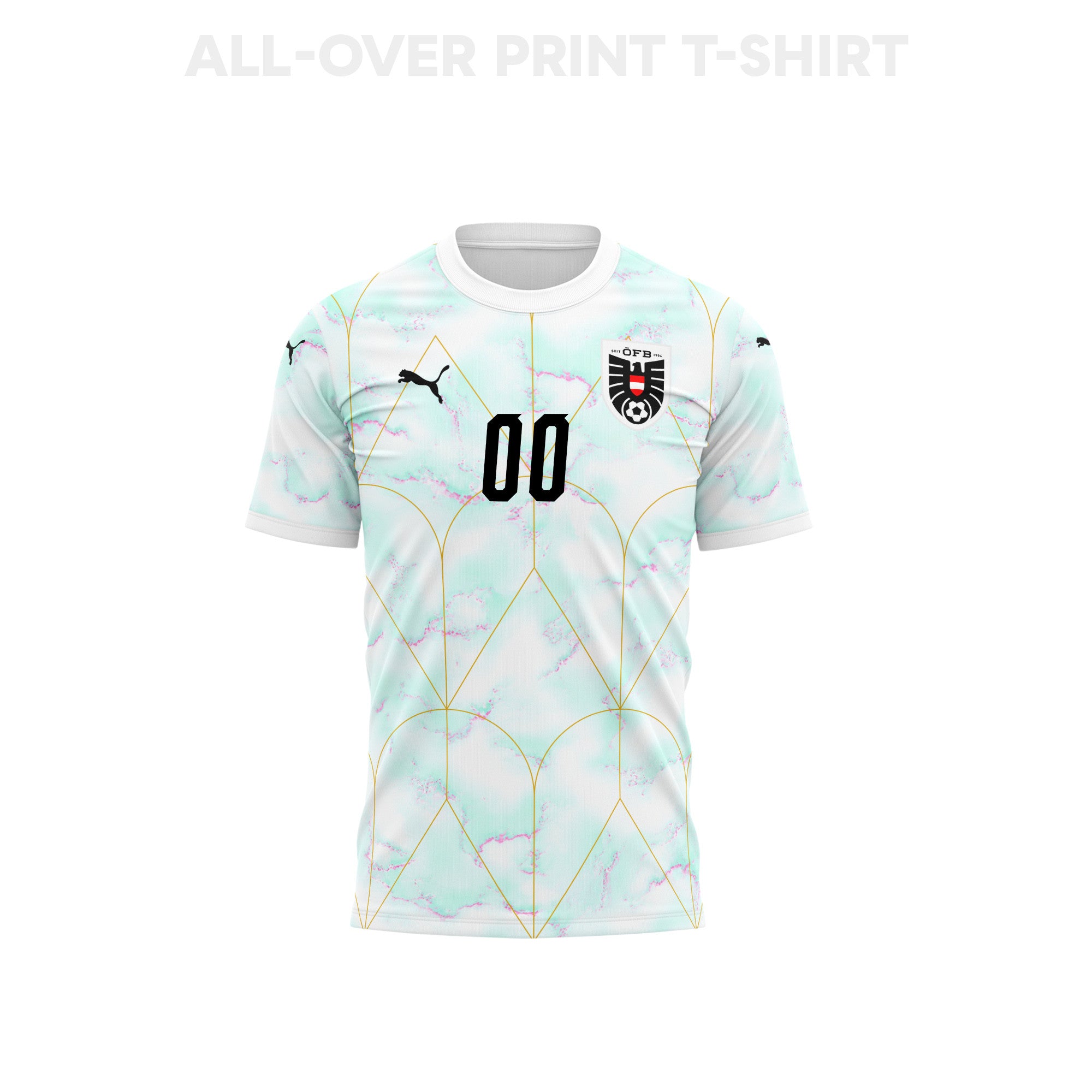Austria 2026 Away 3D T-Shirt Fully Printed – Personalized – Unisex, White