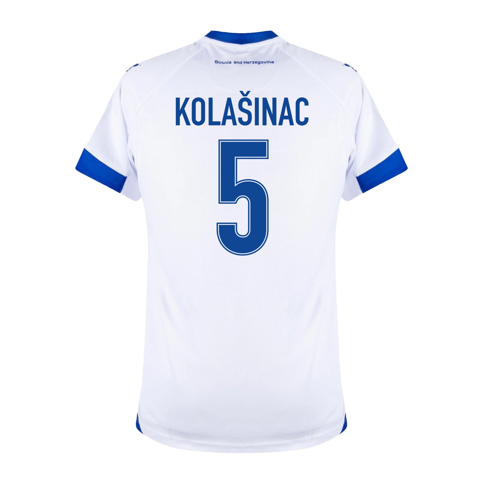 Sead Kolašinac 5 Bosnia and Herzegovina 2026 Away Jersey - White, Men