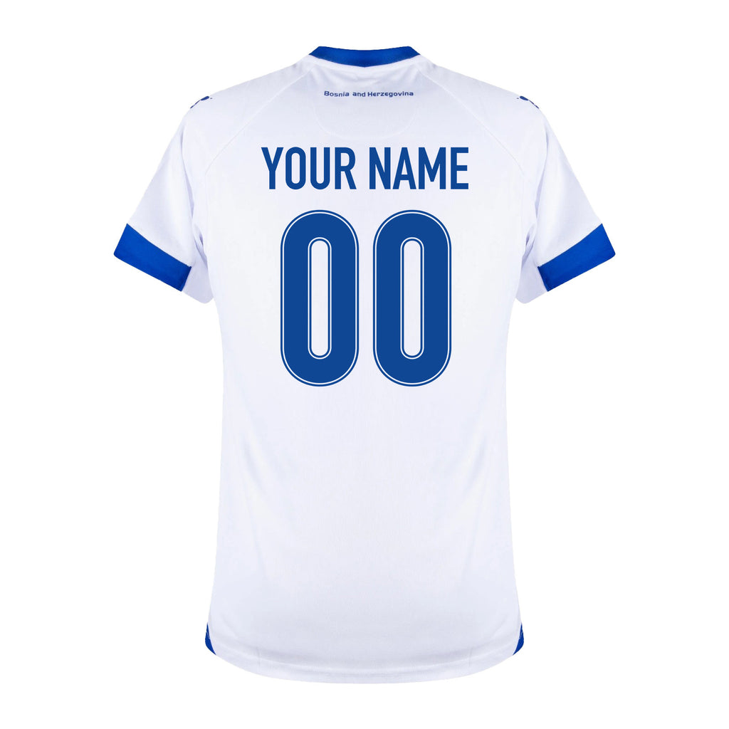 Bosnia and Herzegovina 2026 Away Jersey - Personalized - White, Men