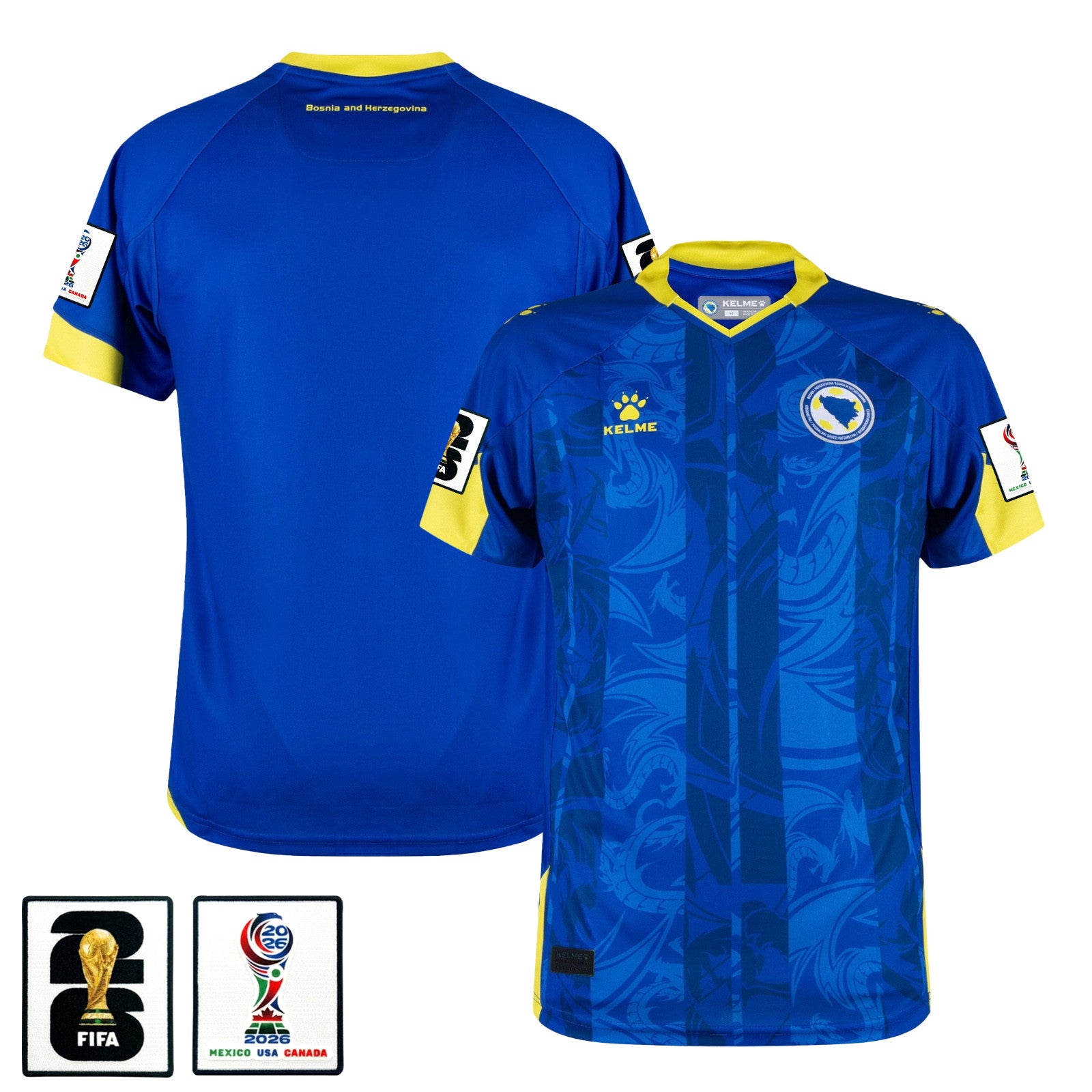 Bosnia and Herzegovina 2026 Home Jersey - Blue, Men