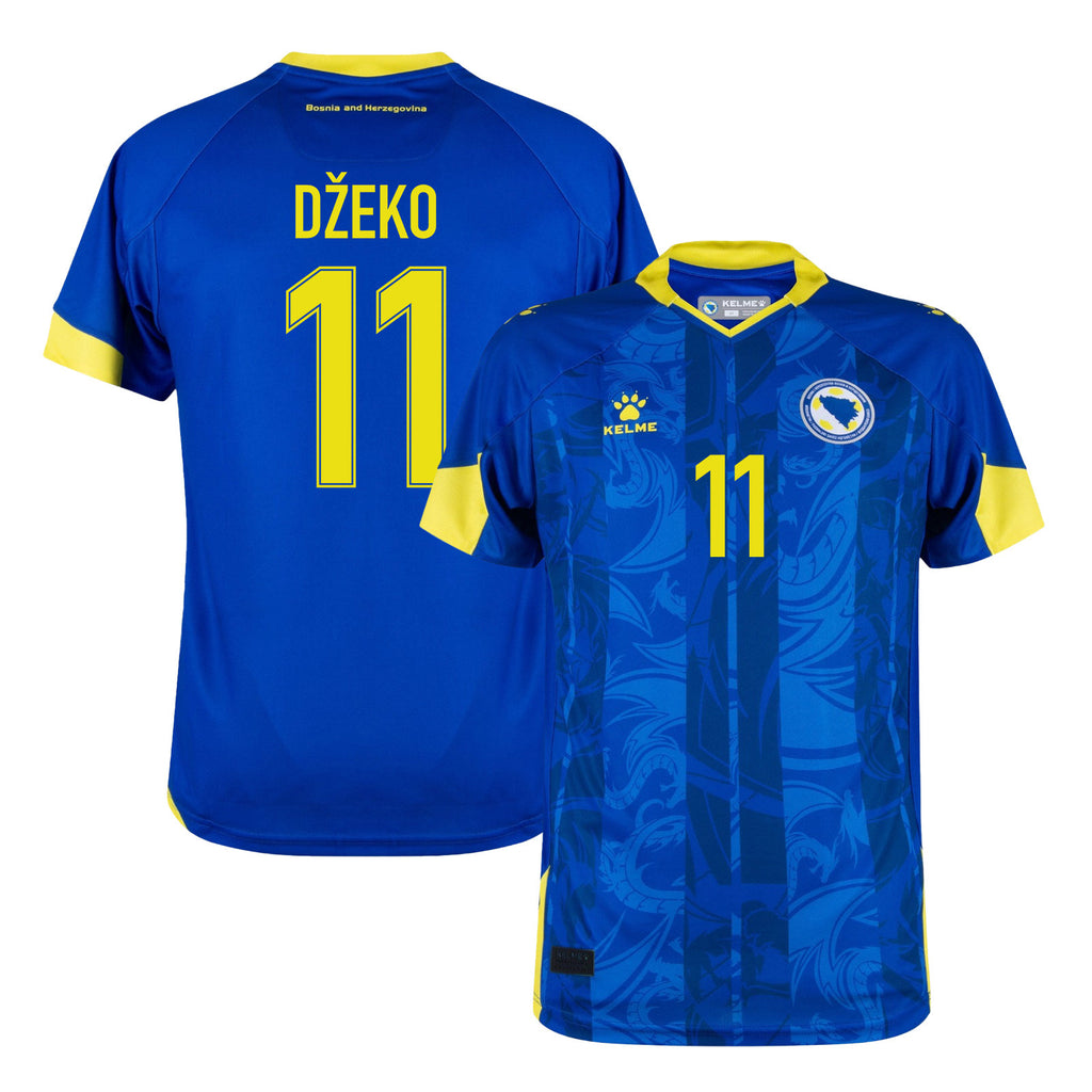 Edin Džeko 11 Bosnia and Herzegovina 2026 Home Jersey - Blue, Men