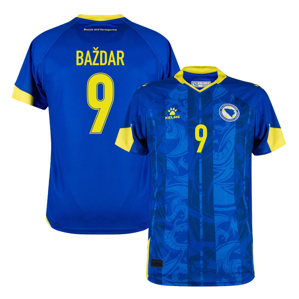 Samed Baždar 9 Bosnia and Herzegovina 2026 Home Jersey - Blue, Men