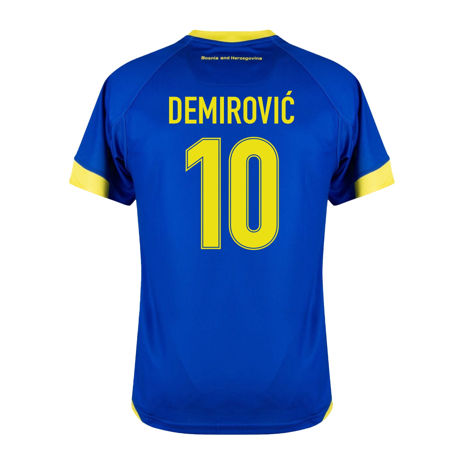 Ermedin Demirović 10 Bosnia and Herzegovina 2026 Home Jersey - Blue, Men