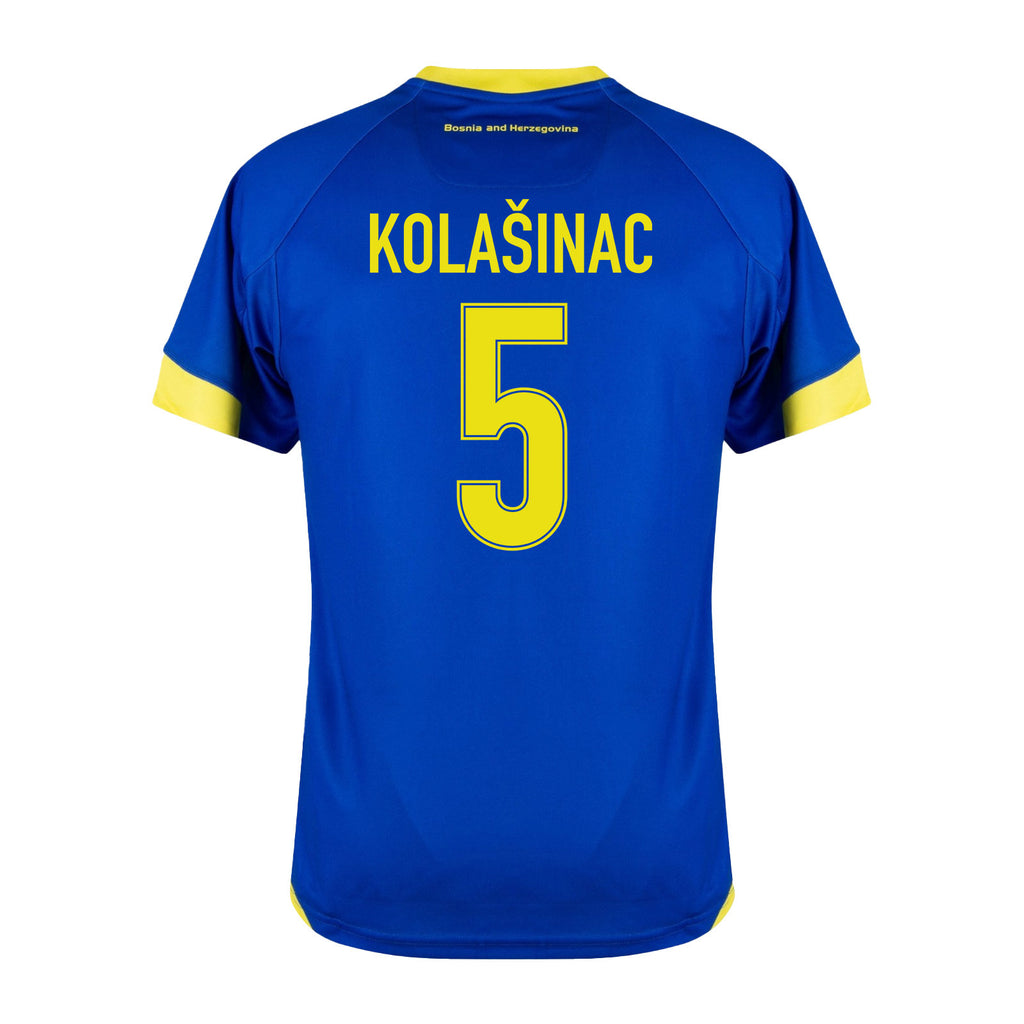 Sead Kolašinac 5 Bosnia and Herzegovina 2026 Home Jersey - Blue, Men