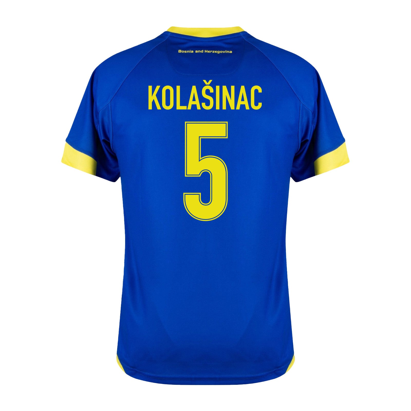 Sead Kolašinac 5 Bosnia and Herzegovina 2026 Home Jersey - Blue, Men