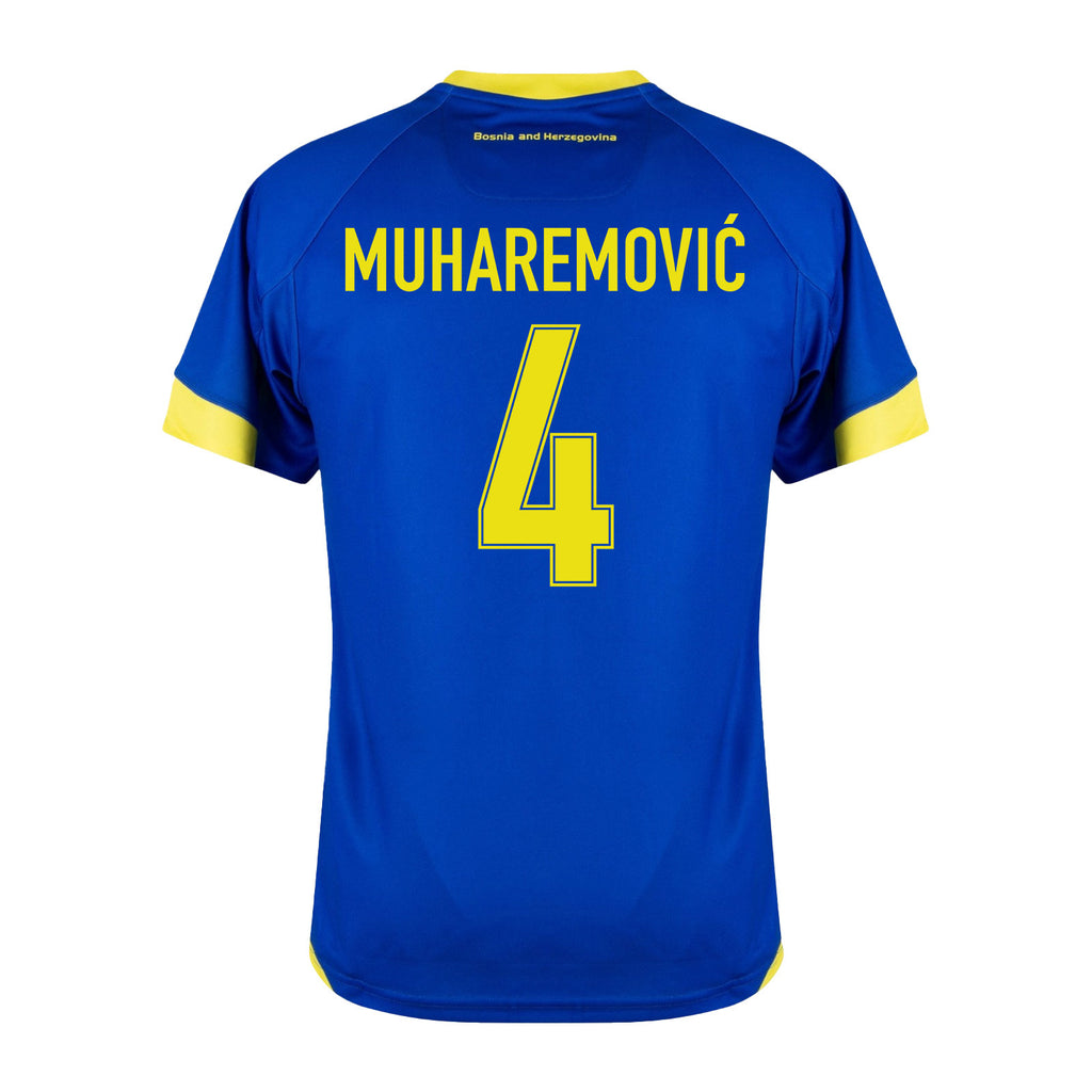 Tarik Muharemović 4 Bosnia and Herzegovina 2026 Home Jersey - Blue, Men