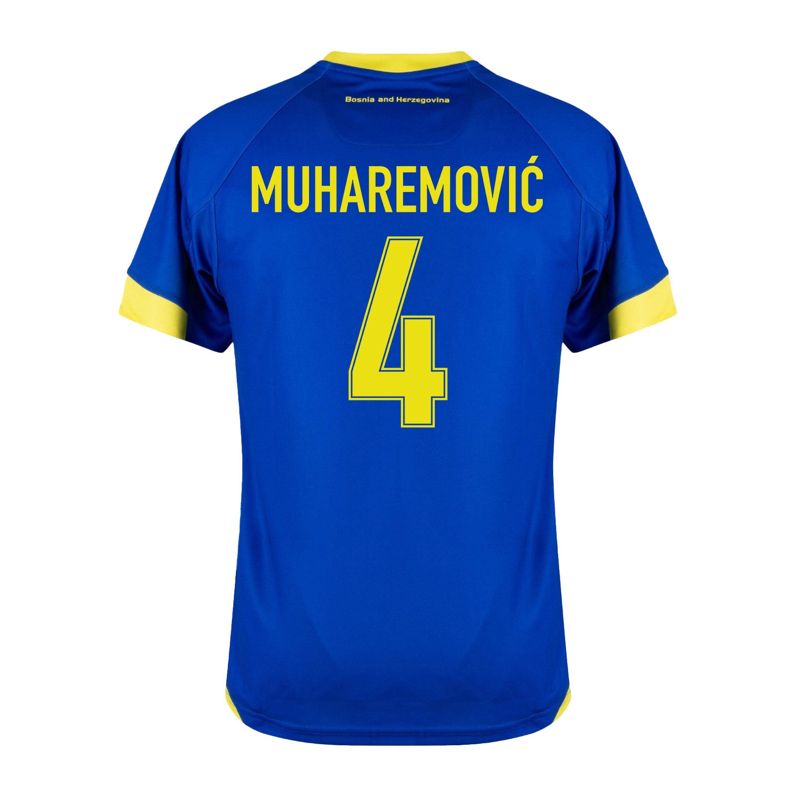 Tarik Muharemović 4 Bosnia and Herzegovina 2026 Home Jersey - Blue, Men
