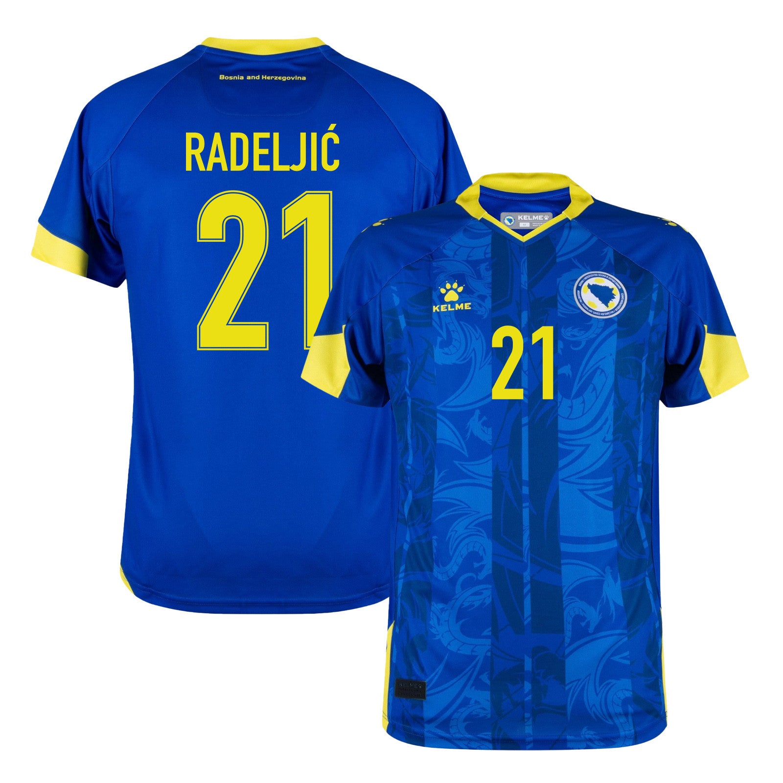Stjepan Radeljić 21 Bosnia and Herzegovina 2026 Home Jersey - Blue, Men