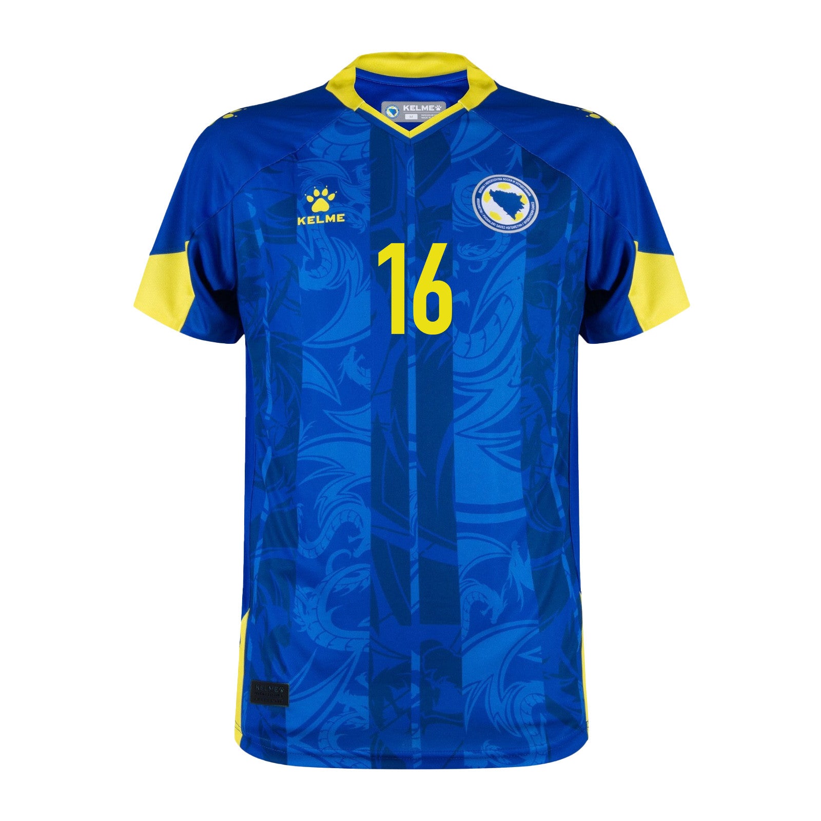 Amir Hadžiahmetović 16 Bosnia and Herzegovina 2026 Home Jersey - Blue, Men