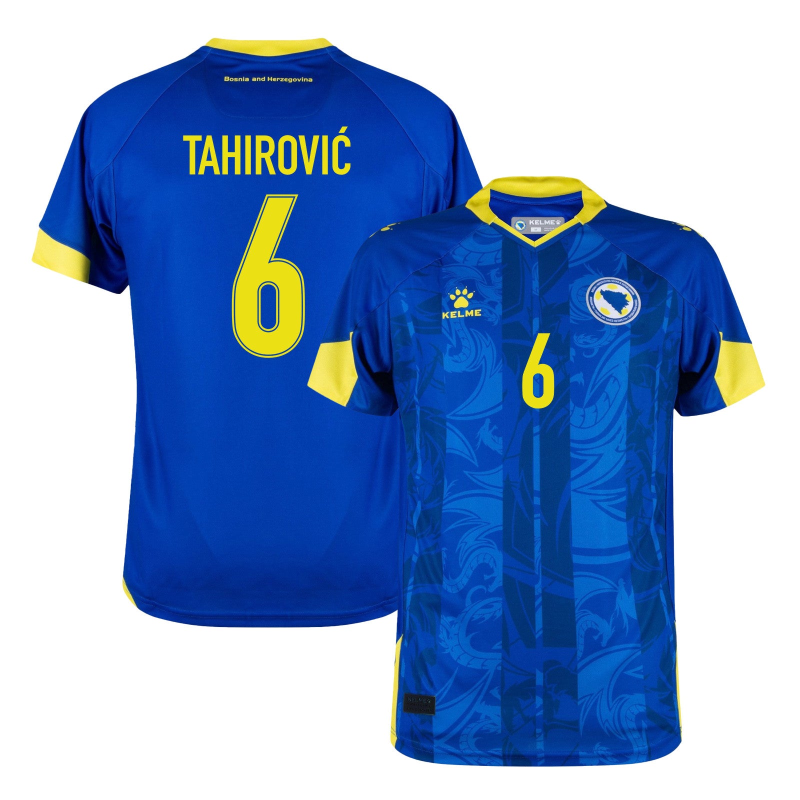 Benjamin Tahirović 6 Bosnia and Herzegovina 2026 Home Jersey - Blue, Men