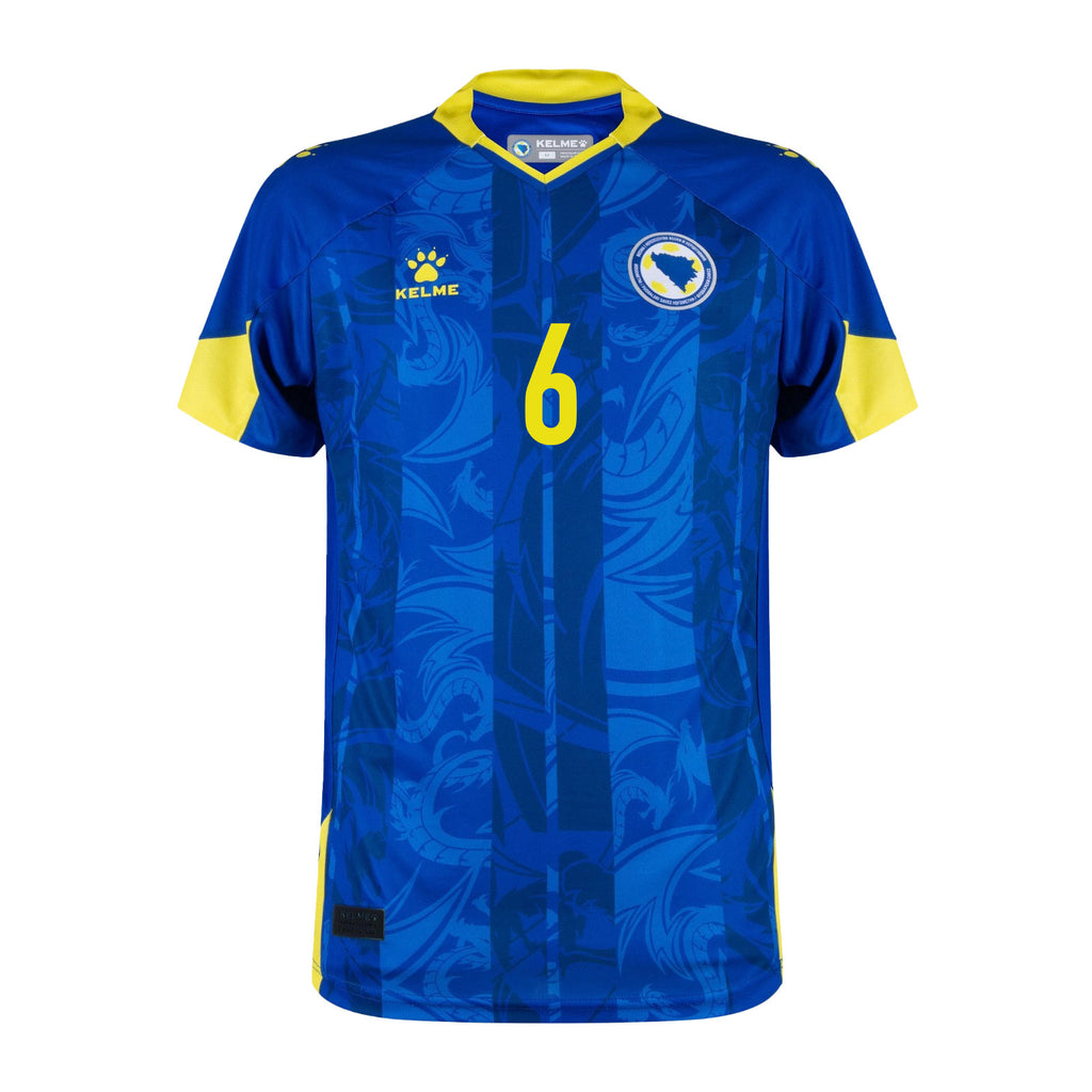 Benjamin Tahirović 6 Bosnia and Herzegovina 2026 Home Jersey - Blue, Men