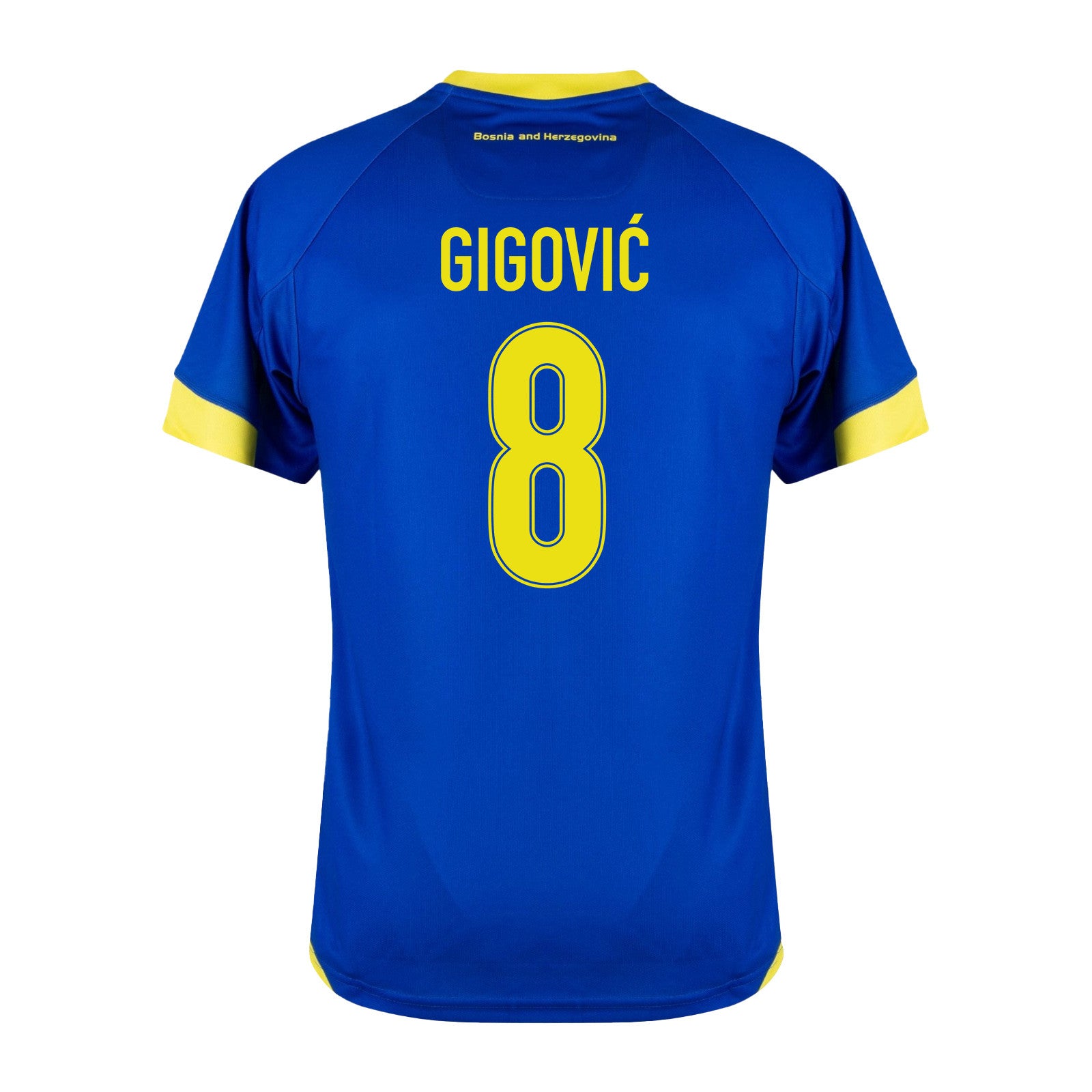 Armin Gigović 8 Bosnia and Herzegovina 2026 Home Jersey - Blue, Men