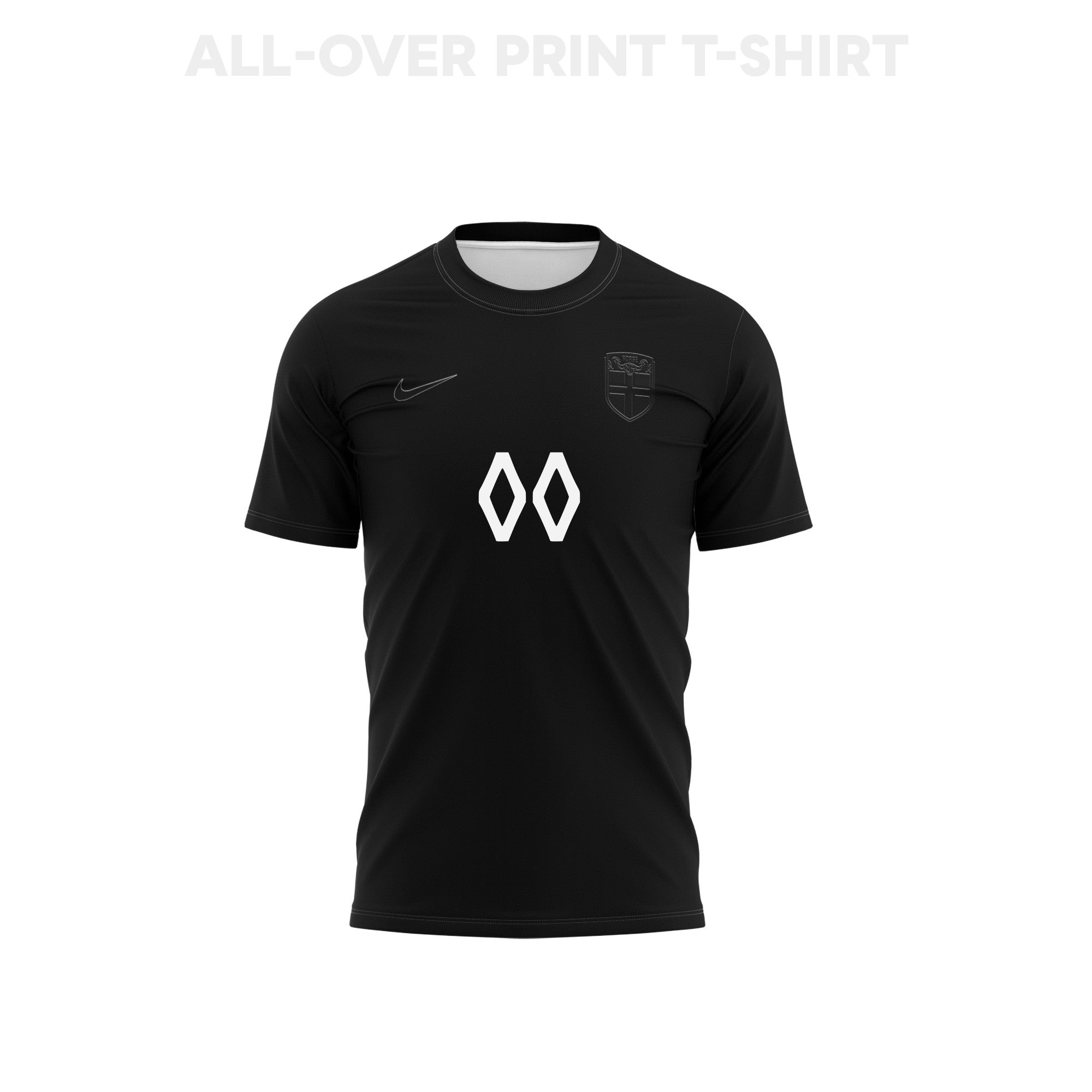 Norway 2026 Away 3D T-Shirt Fully Printed – Personalized – Unisex, Black