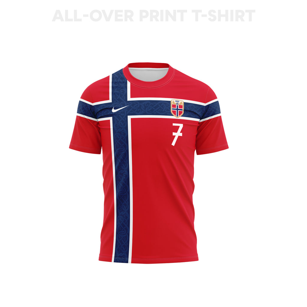 Alexander Soerloth 7 Norway 2026 Home 3D T-Shirt Fully Printed – Unisex, Red