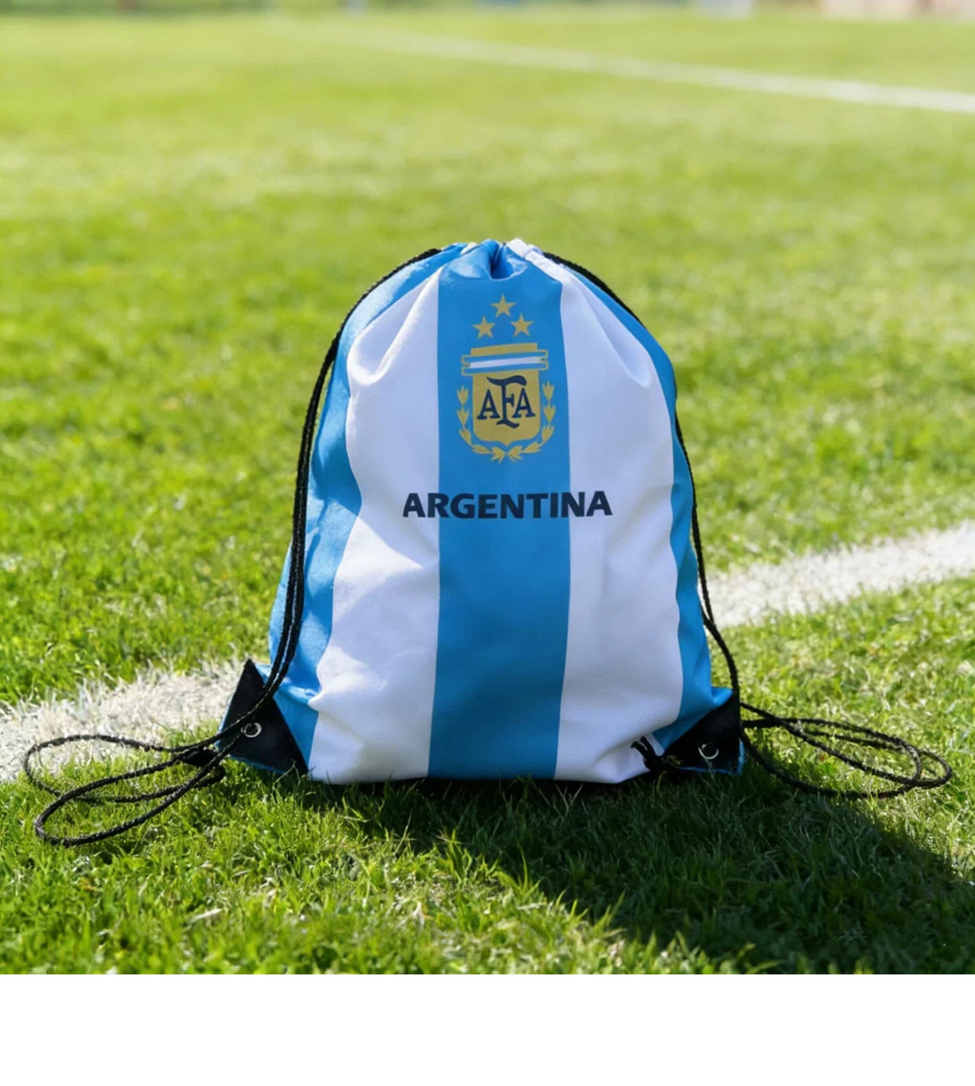 Argentina Soccer Fan Drawstring Bag – World Cup 2026 Edition