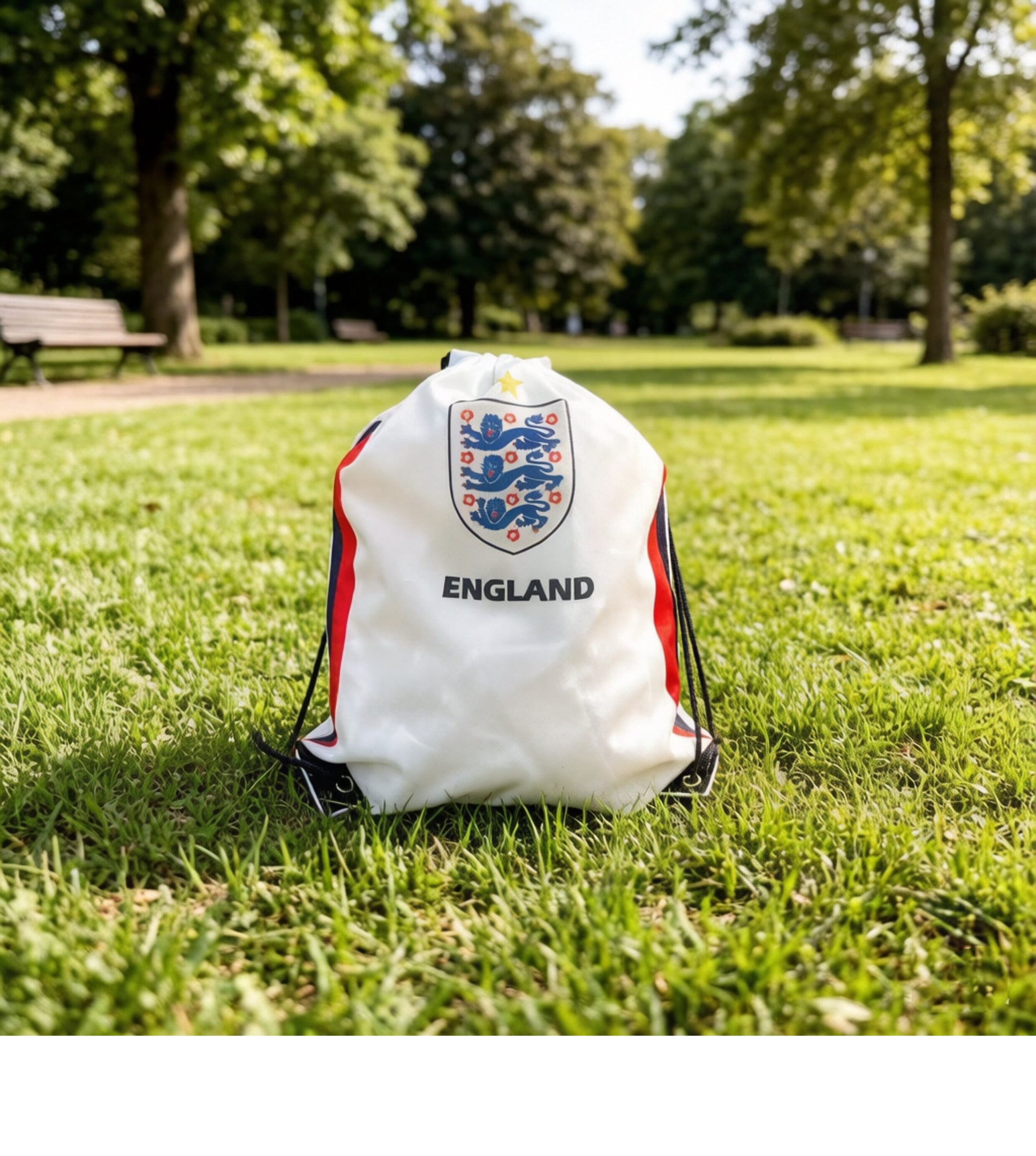 England Soccer Fan Drawstring Bag – World Cup 2026 Edition