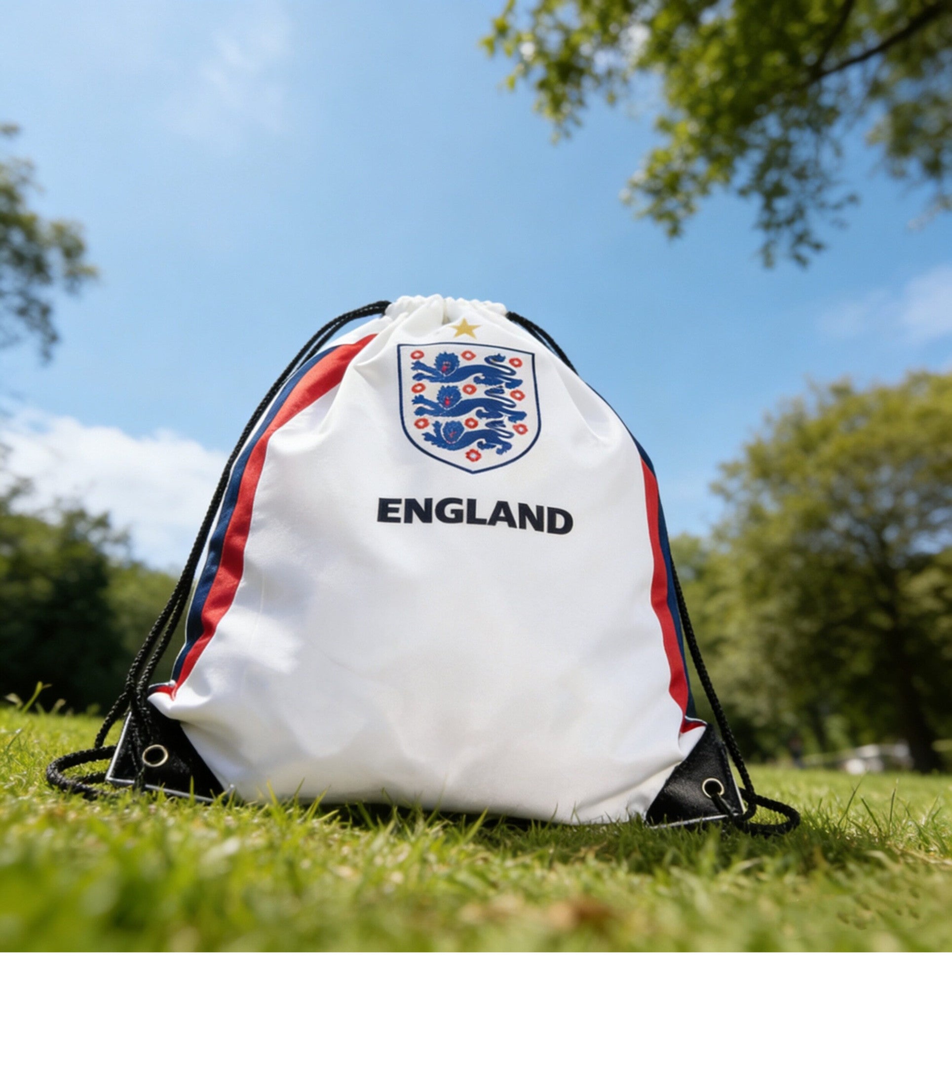 England Soccer Fan Drawstring Bag – World Cup 2026 Edition