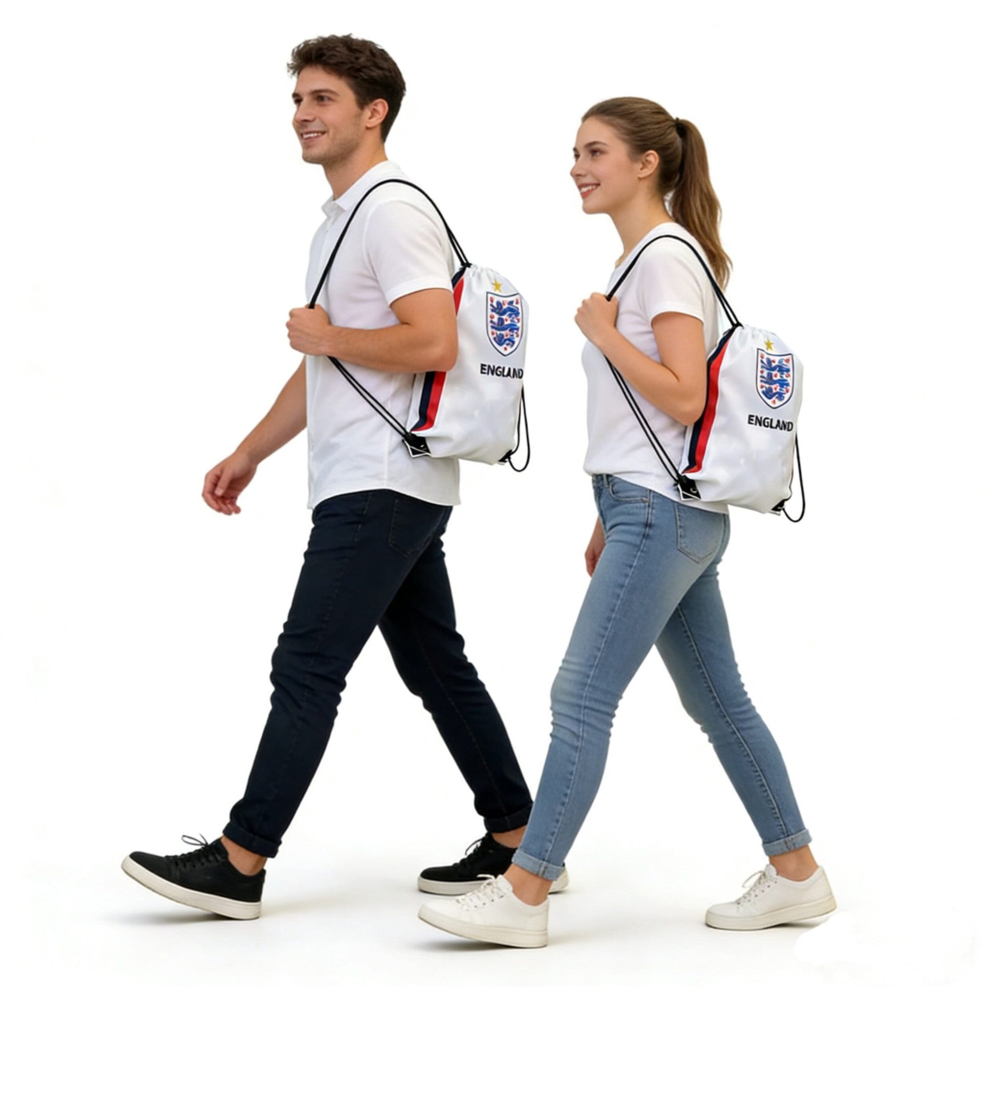 England Soccer Fan Drawstring Bag – World Cup 2026 Edition