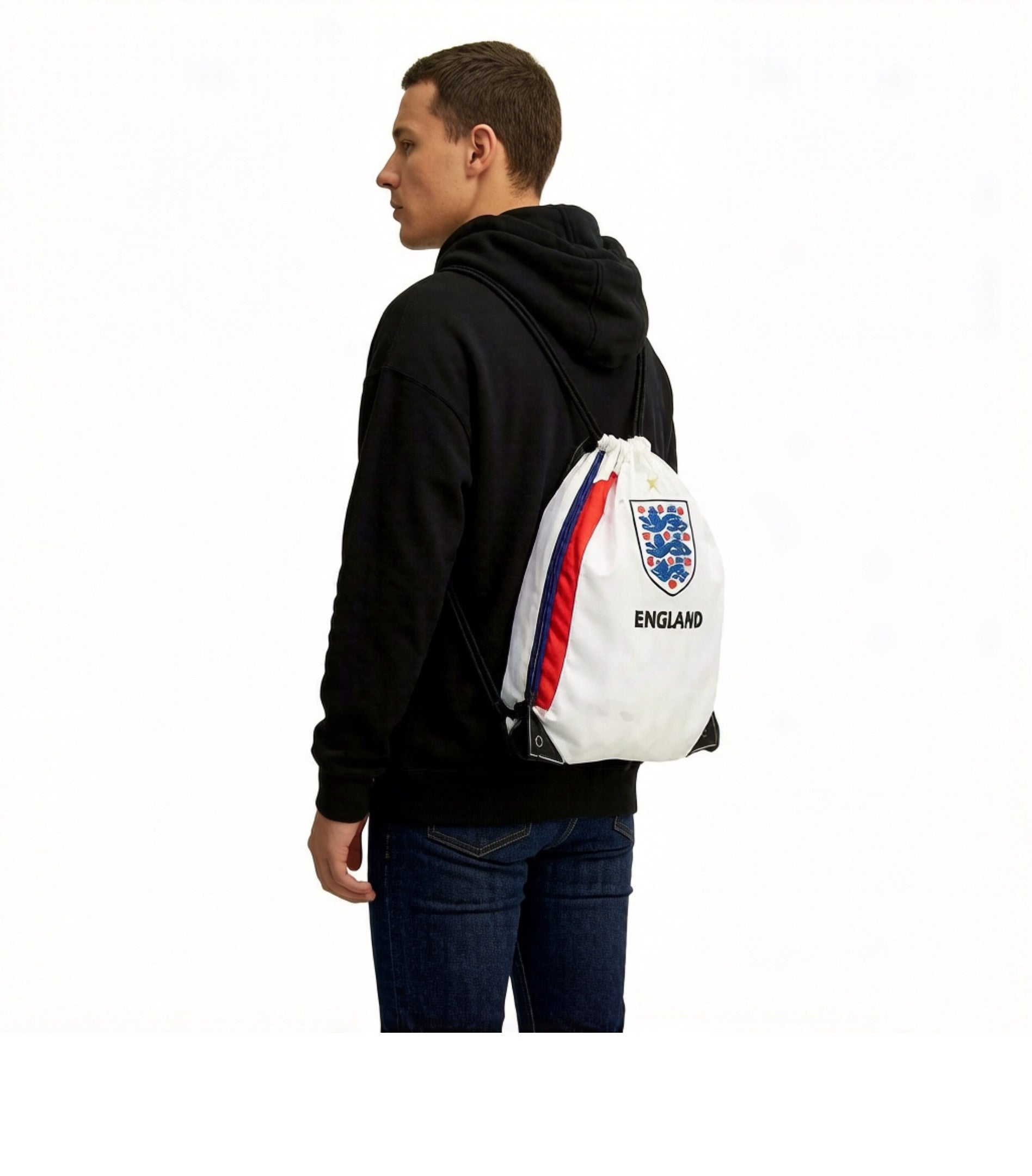 England Soccer Fan Drawstring Bag – World Cup 2026 Edition