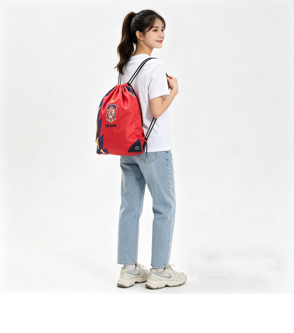 Spain Soccer Fan Drawstring Bag – World Cup 2026 Edition