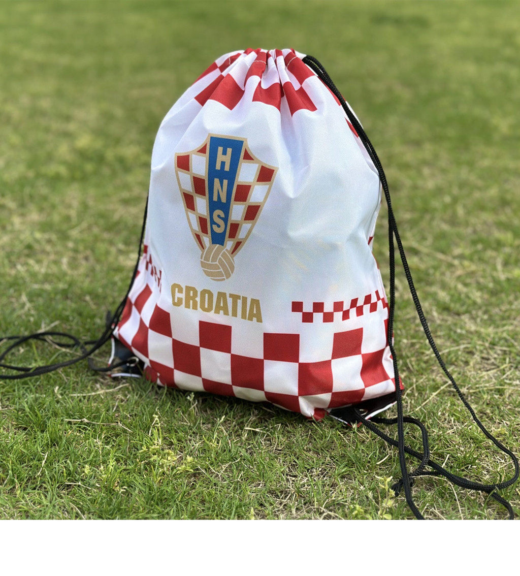 Croatia Soccer Fan Drawstring Bag – World Cup 2026 Edition