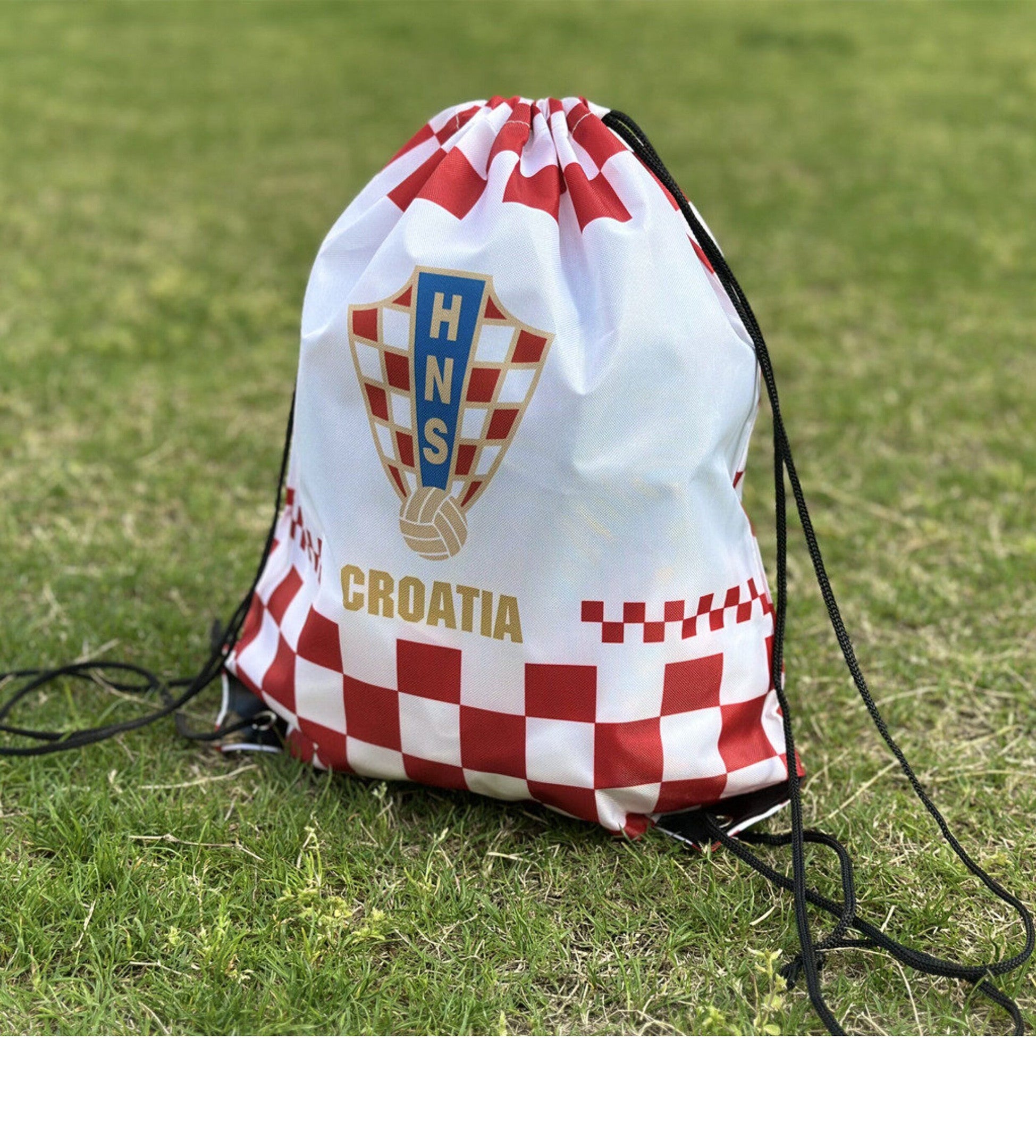 Croatia Soccer Fan Drawstring Bag – World Cup 2026 Edition