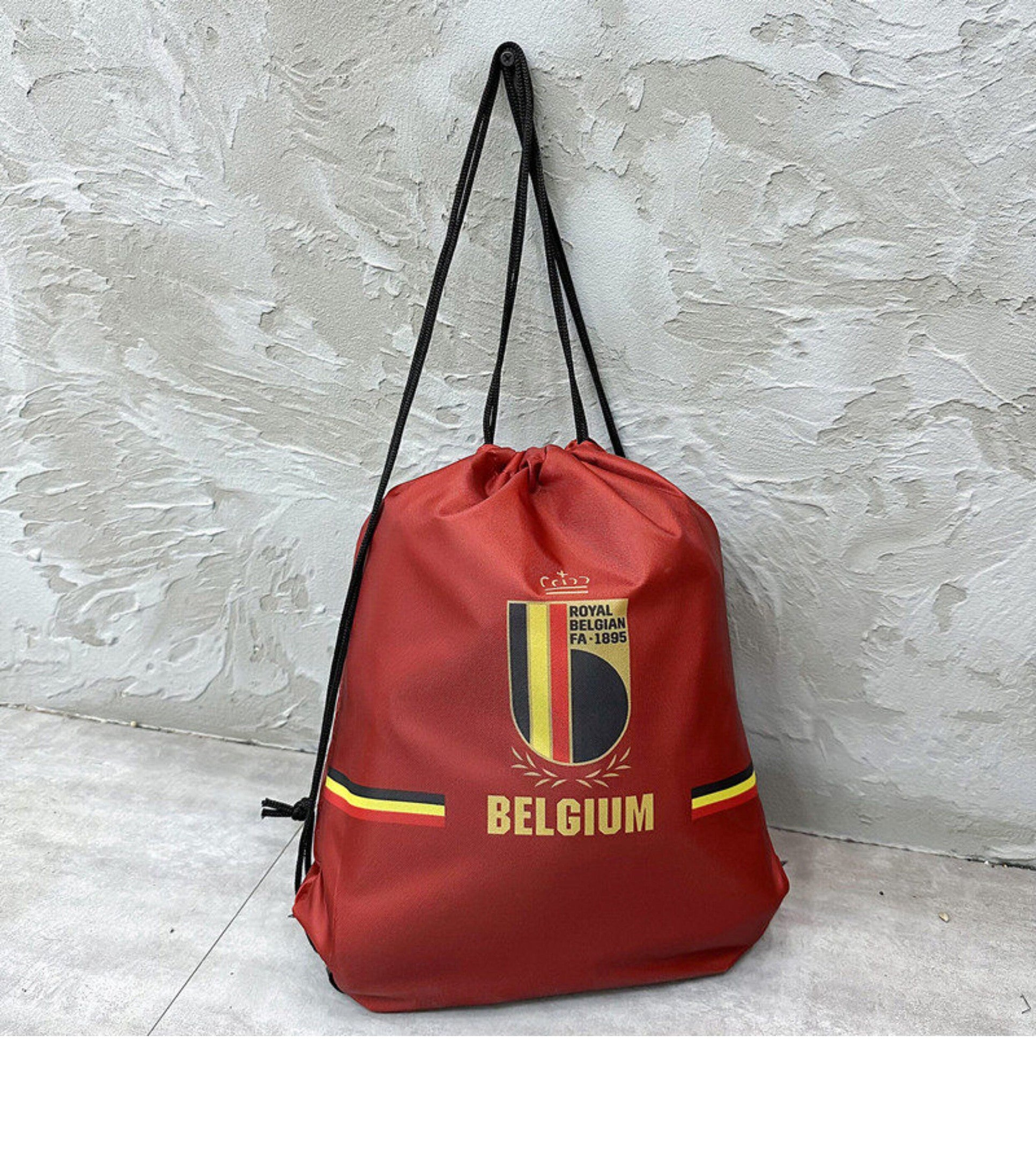 Belgium Soccer Fan Drawstring Bag – World Cup 2026 Edition