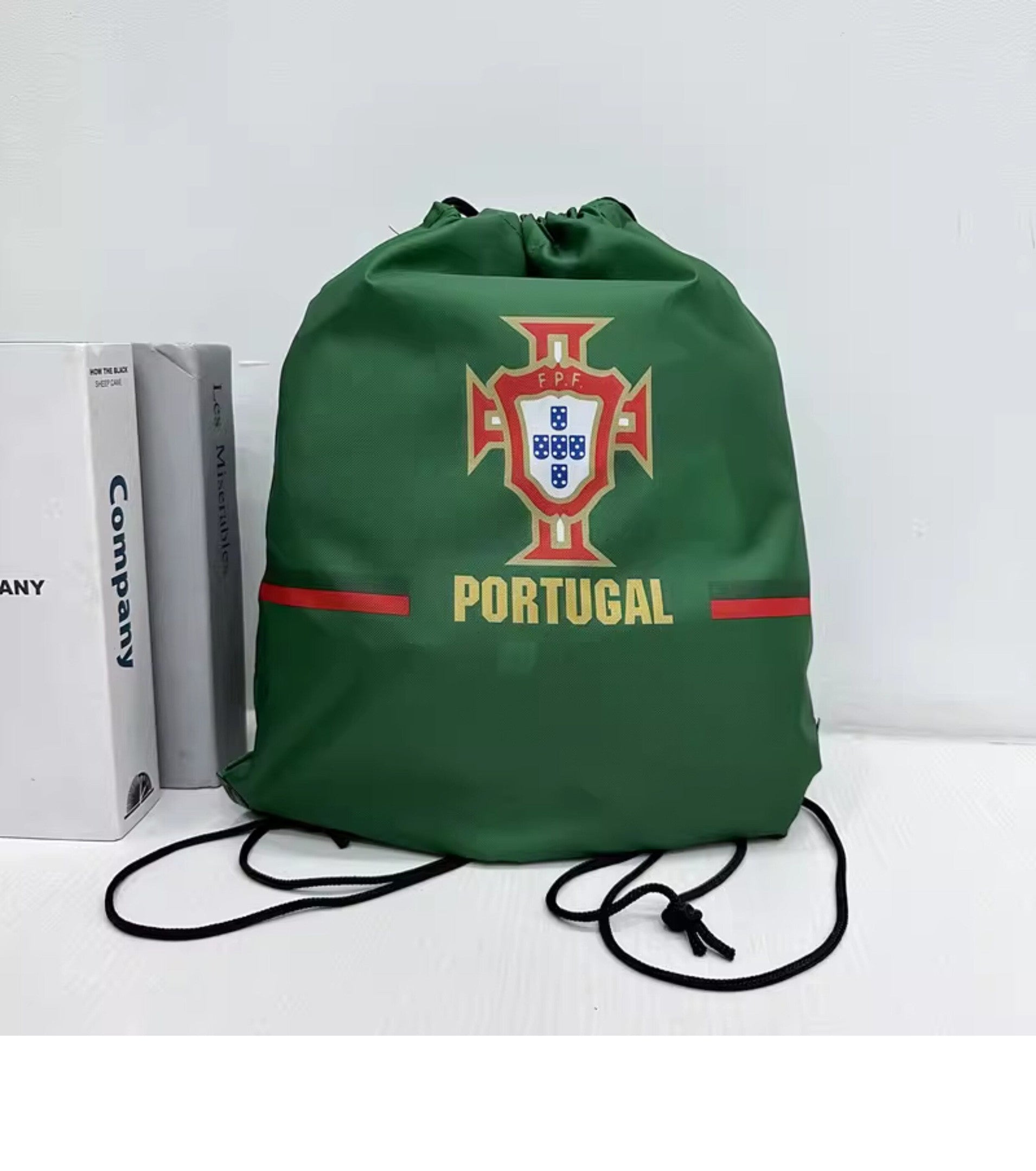 Portugal Soccer Fan Drawstring Bag – World Cup 2026 Edition - Green