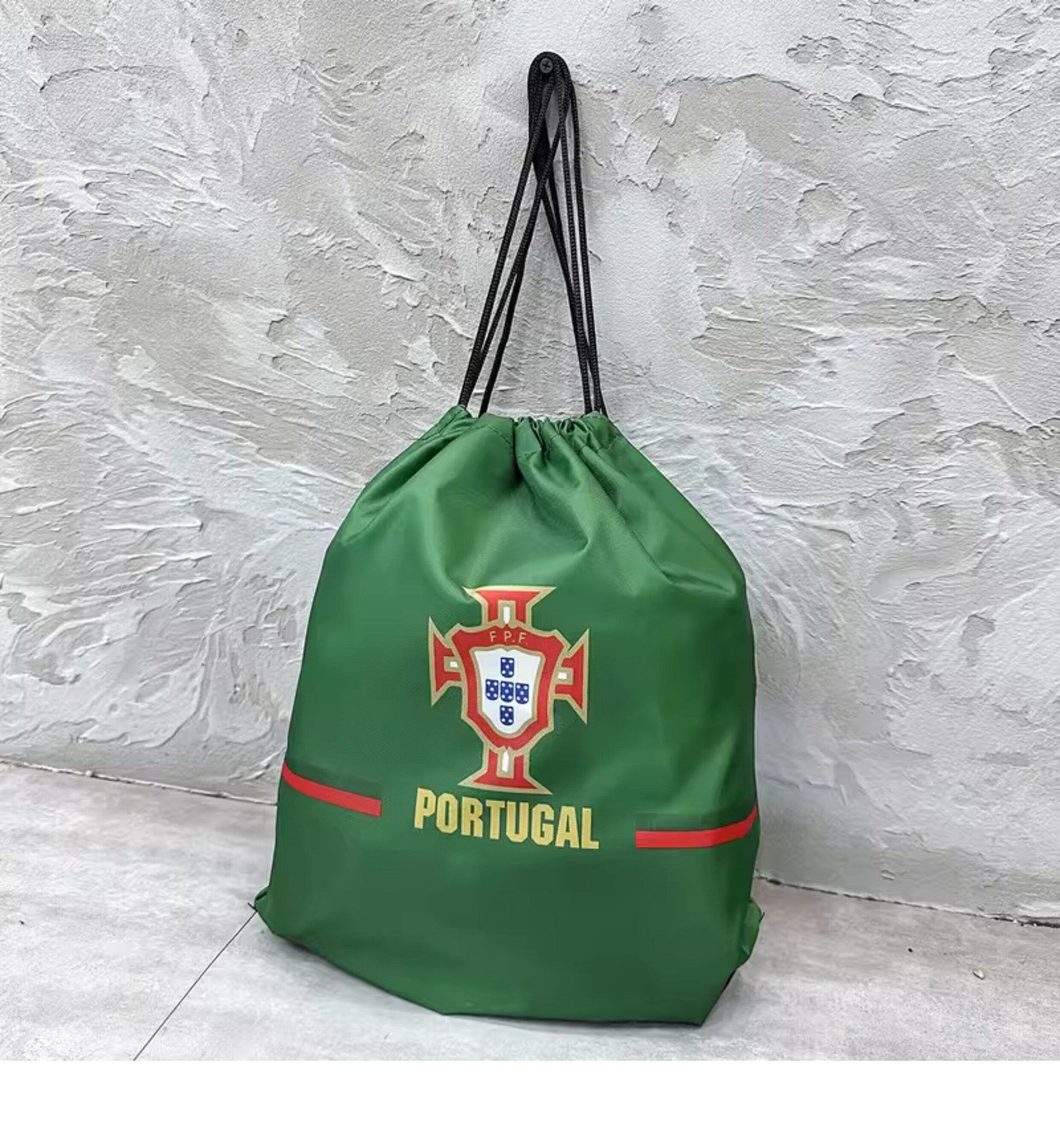 Portugal Soccer Fan Drawstring Bag – World Cup 2026 Edition - Green