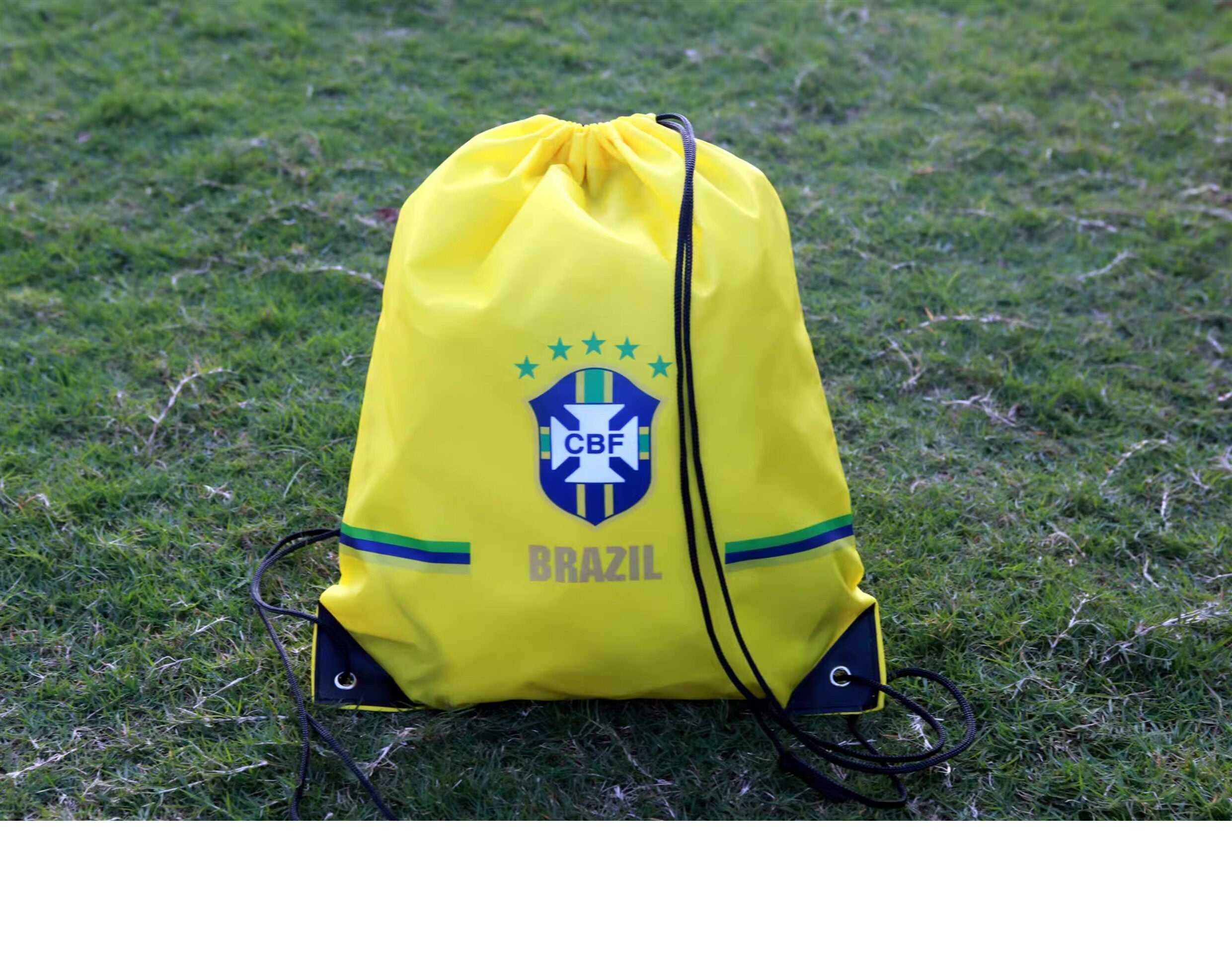 Brazil Soccer Fan Drawstring Bag – World Cup 2026 Edition - Gym Sack Bag