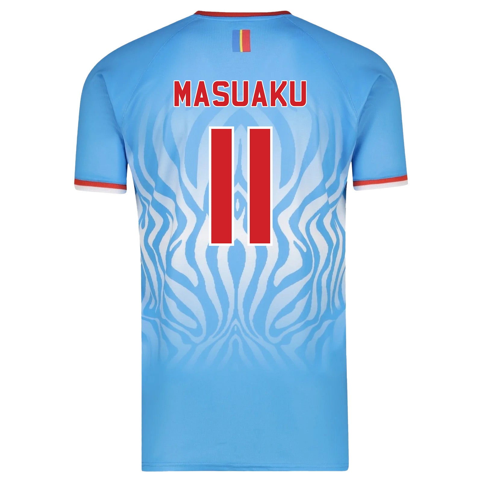 Arthur Masuaku 11 DR Congo 2026 Home Jersey - Blue, Men