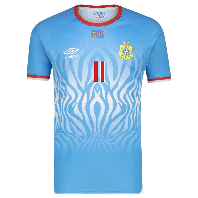 Arthur Masuaku 11 DR Congo 2026 Home Jersey - Blue, Men