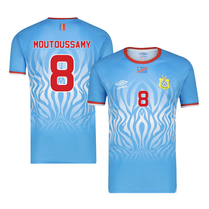 Samuel Moutoussamy 8 DR Congo 2026 Home Jersey - Blue, Men