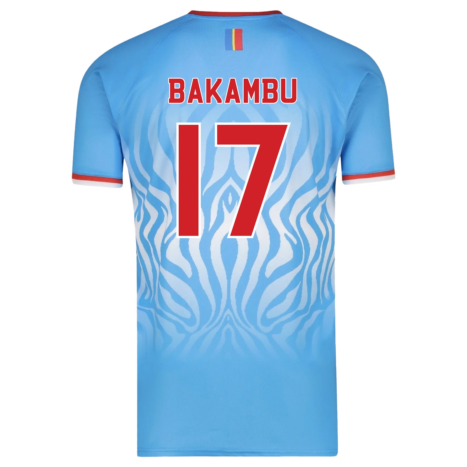 Cedric Bakambu 17 DR Congo 2026 Home Jersey - Blue, Men