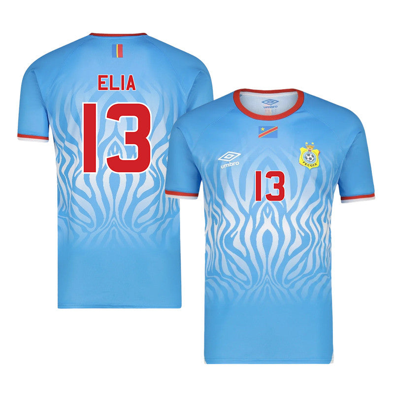 Meschack Elia 13 DR Congo 2026 Home Jersey - Blue, Men
