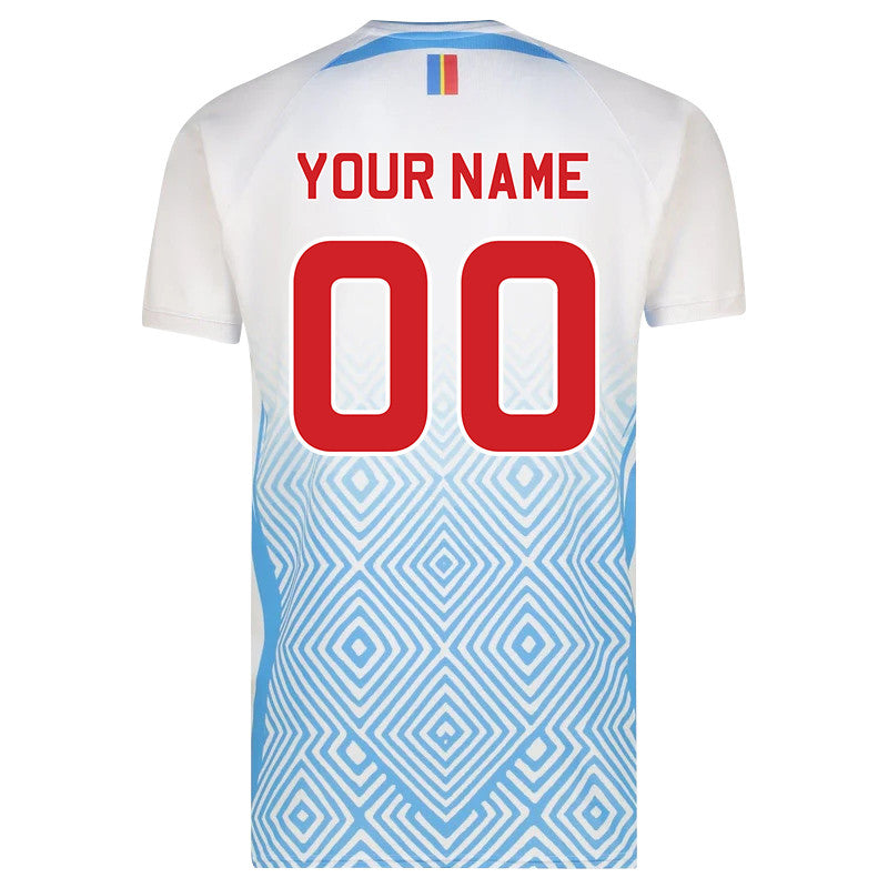 DR Congo 2026 Persionalize Away Jersey - White, Men