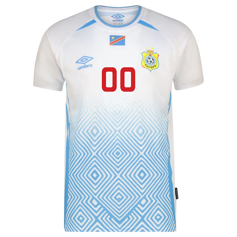 DR Congo 2026 Persionalize Away Jersey - White, Men