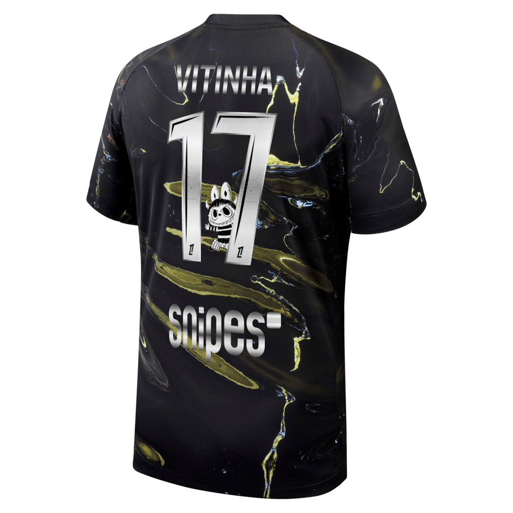 Vitinha 17 Paris Saint-Germain Jordan Night Edition With Labubu Printing 2025-26 Jersey - Men