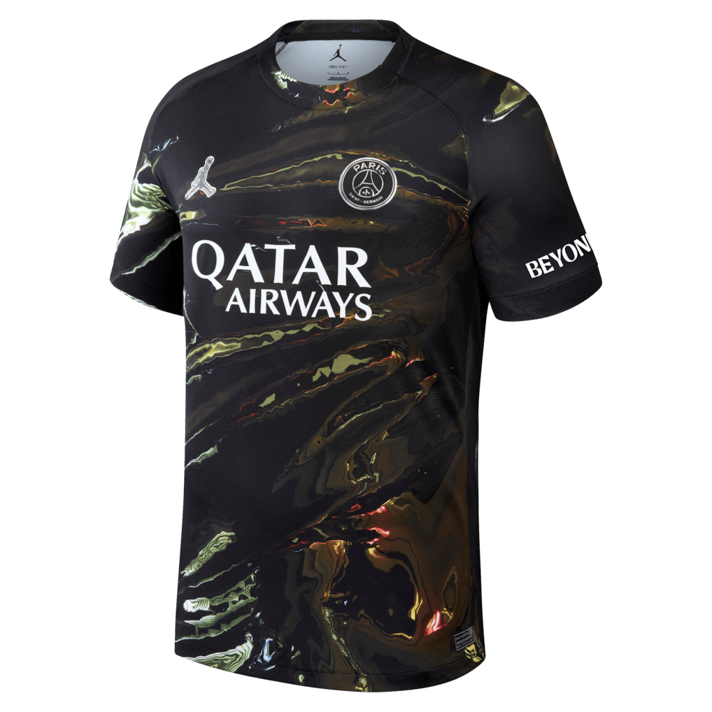 B.Barcola 29 Paris Saint-Germain Jordan Night Edition With Labubu Printing 2025-26 Jersey - Men