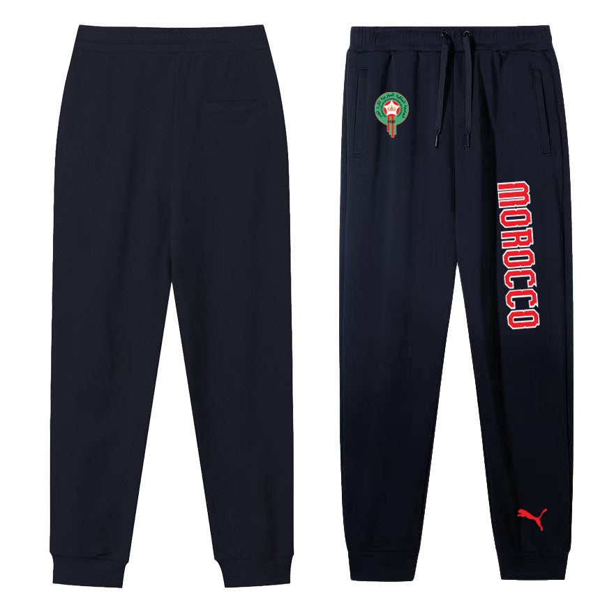 Morocco Soccer Joggers World Cup 2026 – Casual Fan Sweatpants
