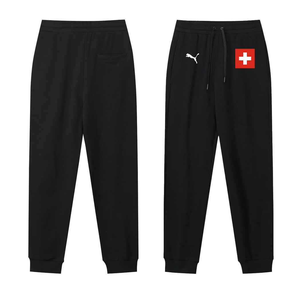 Switzerland Fan Supporter Sweatpants – Soccer World Cup 2026 Edition Jogger