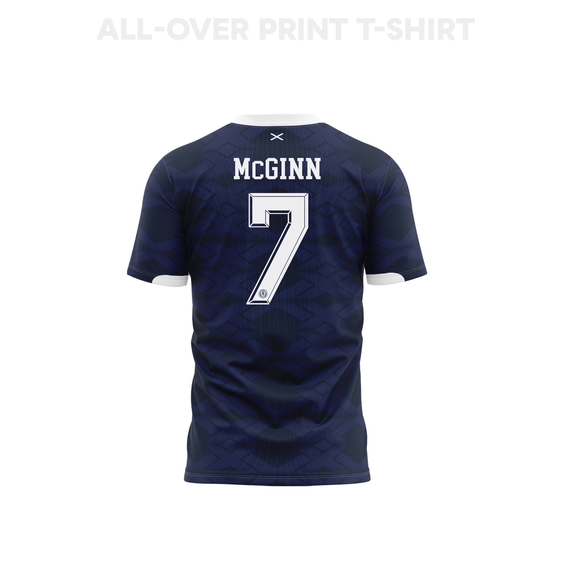 John McGinn 7 Scotland 2026 Home 3D T-Shirt Fully Printed – Unisex, Navy