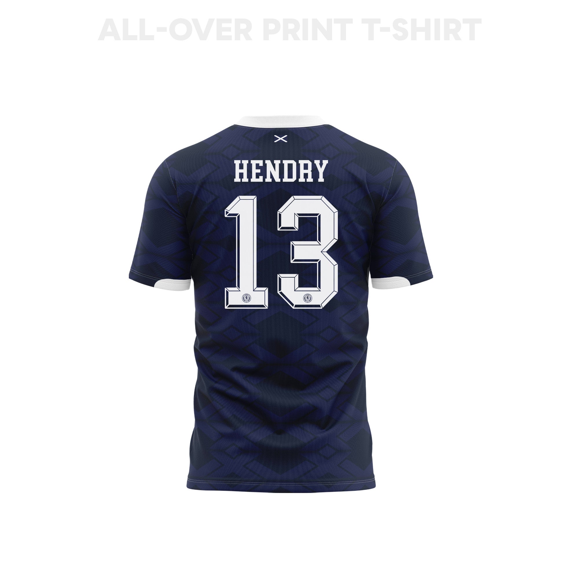 Jack Hendry 13 Scotland 2026 Home 3D T-Shirt Fully Printed – Unisex, Navy