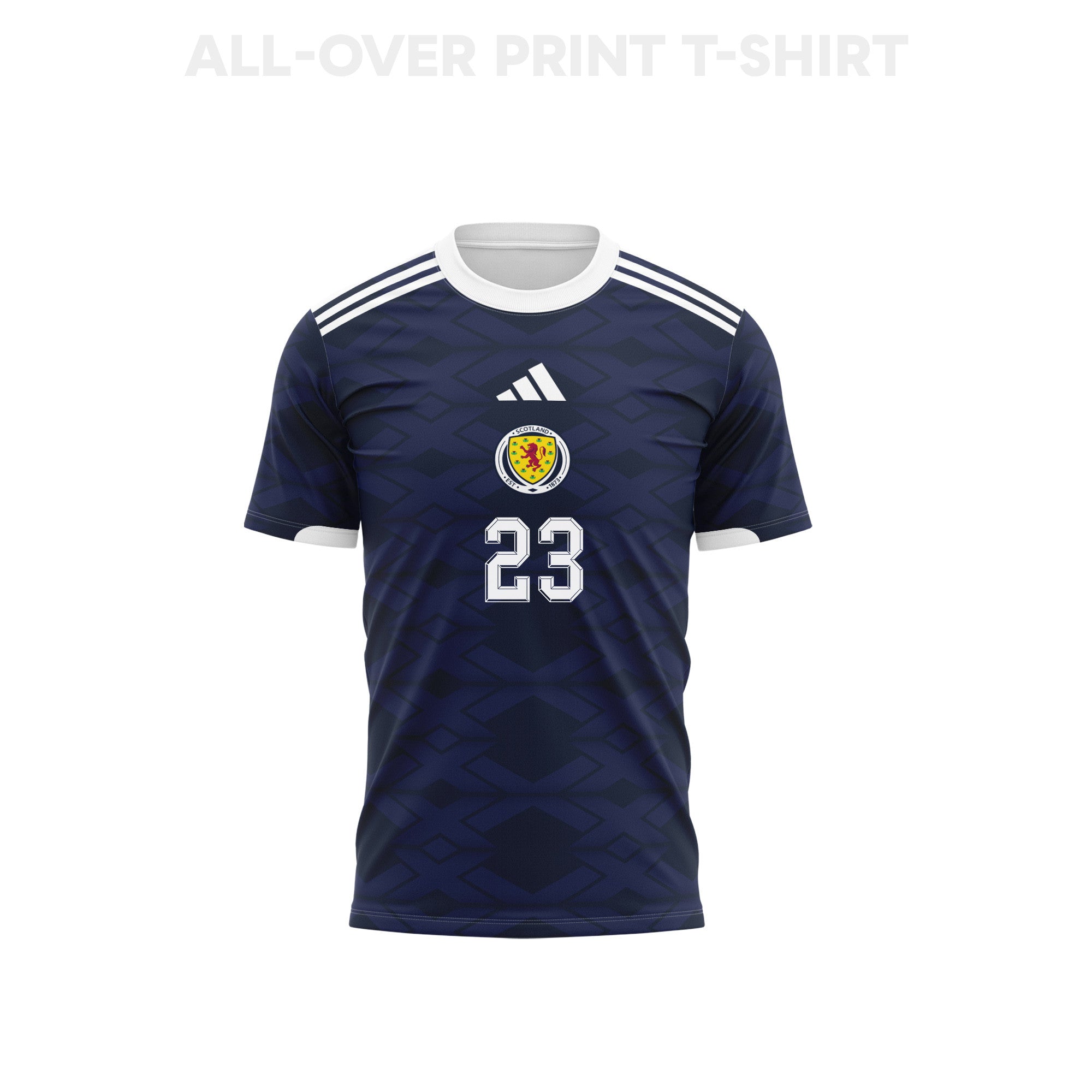 Kenny McLean 23 Scotland 2026 Youth Home 3D T-shirt Fully Printed – Navy