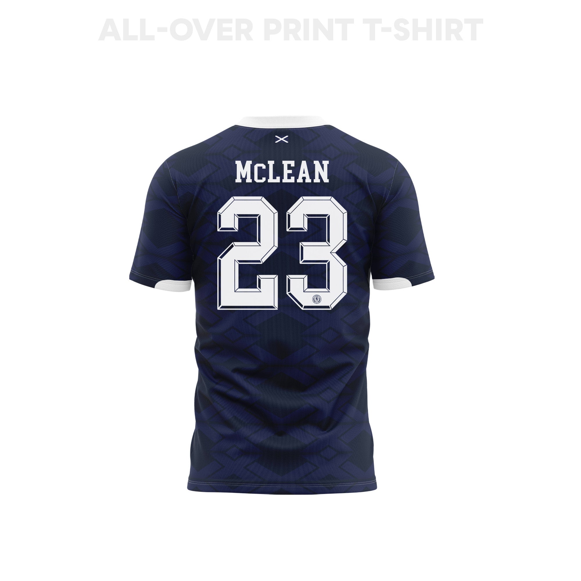 Kenny McLean 23 Scotland 2026 Youth Home 3D T-shirt Fully Printed – Navy