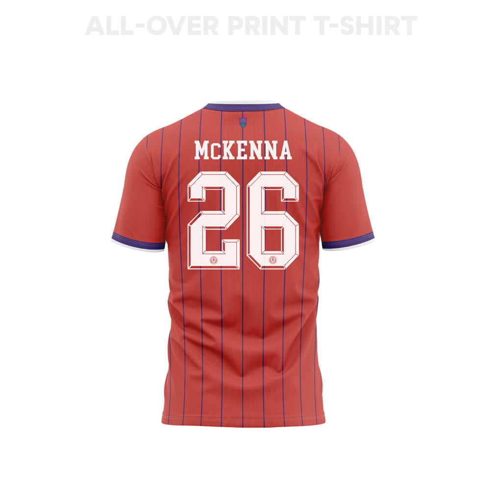Scott McKenna 26 Scotland 2026 Youth Away 3D T-shirt Fully Printed – Red