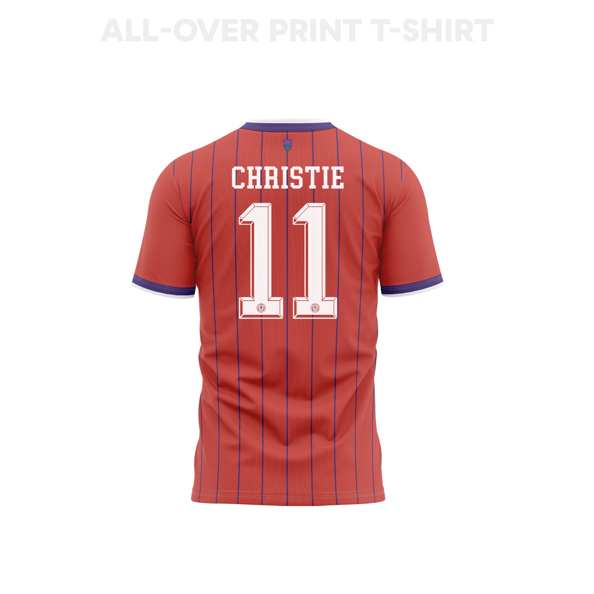 Ryan Christie 11 Scotland 2026 Youth Away 3D T-shirt Fully Printed – Red
