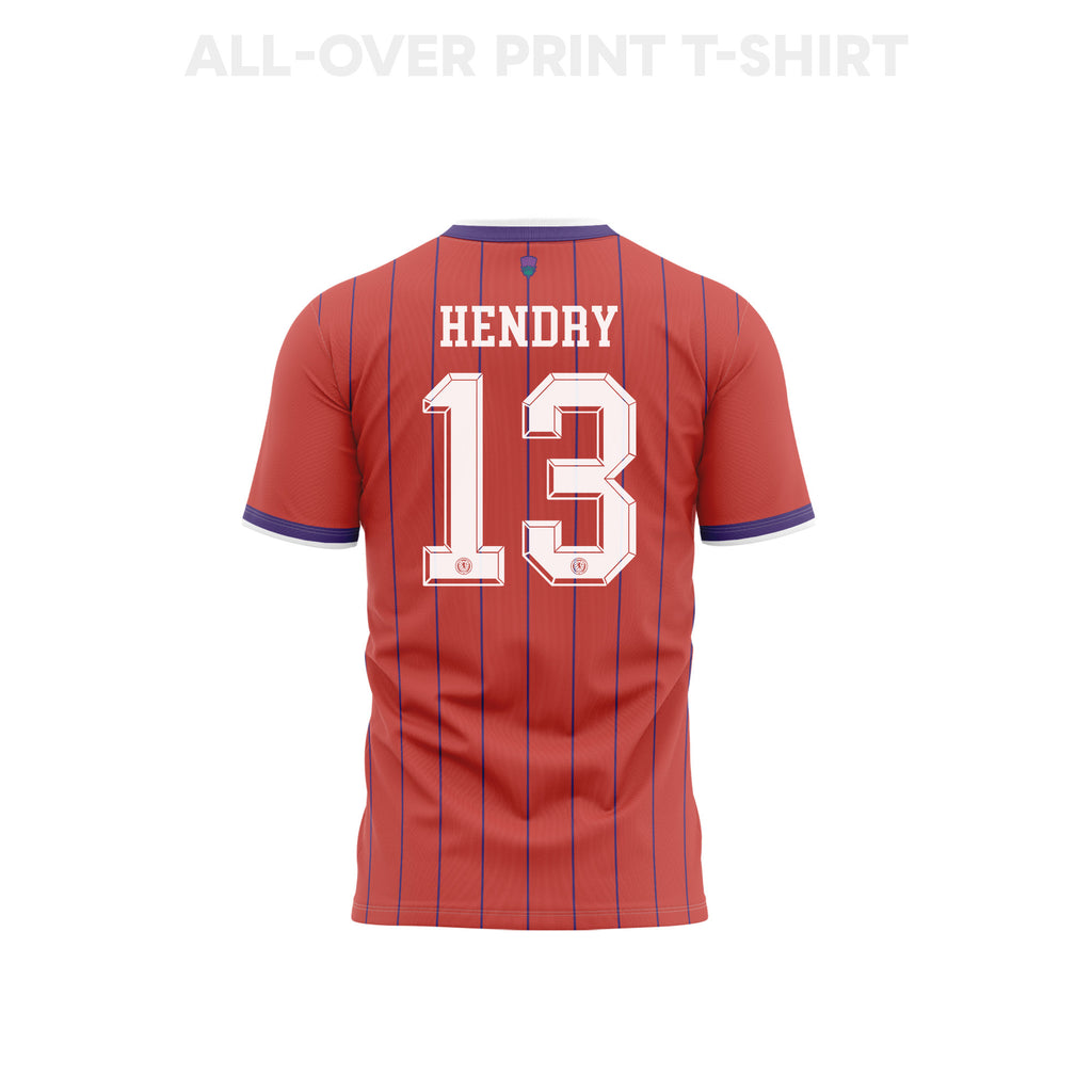 Jack Hendry 13 Scotland 2026 Youth Away 3D T-shirt Fully Printed – Red