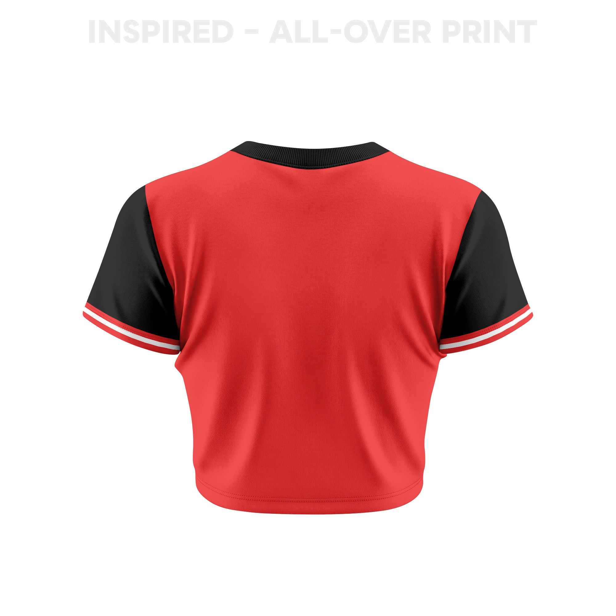 Austria 2026 Women's Home All-Over Print Cropped Jersey - Red