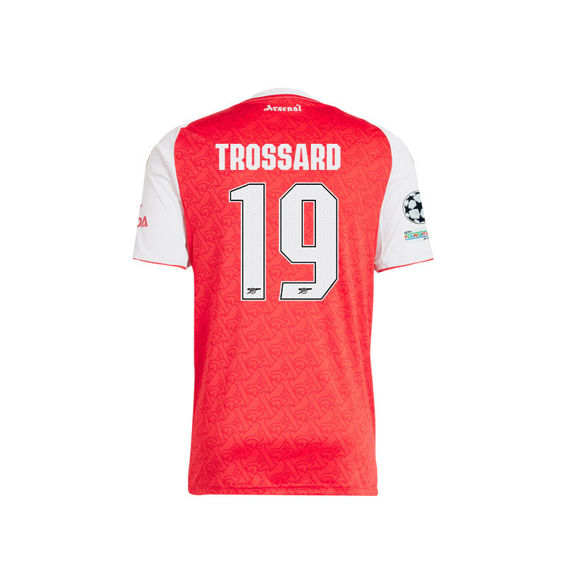 Leandro Trossard 19 Arsenal 25/26 Home Jersey – Final Match Details Edition, Red/White